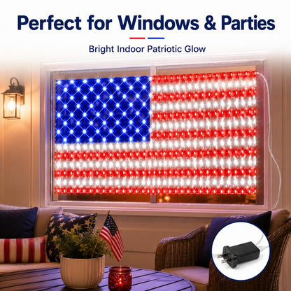 Red White & Worn® All American Flag Lights